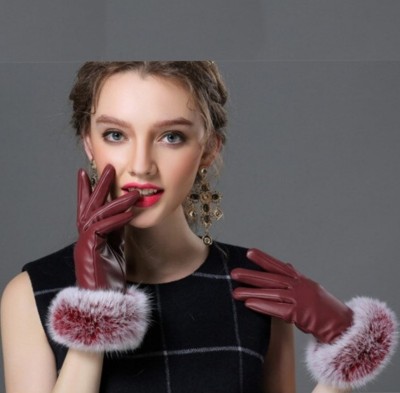 Highever Solid Winter Women Gloves