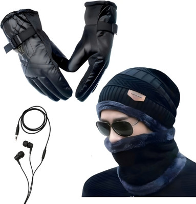 Tretos Self Design Winter Men Gloves