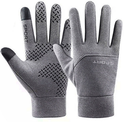 ZACHARIAS Printed, Solid Winter Men Gloves
