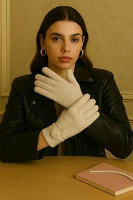 DesoRia Self Design, Solid Winter Women Gloves