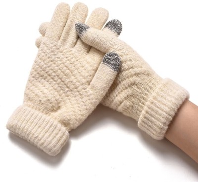 FRANKOPOLIS Solid Winter Women Gloves