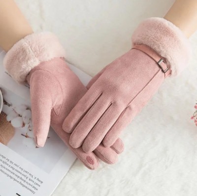 Highever Solid Winter Women Gloves