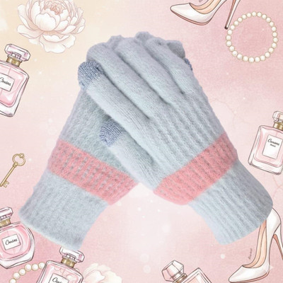 DesoRia Self Design Winter Women Gloves