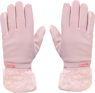 FabSeasons Solid Winter Men & Women Gloves