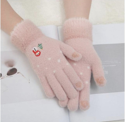 TopiBaaz Solid Winter Women Gloves