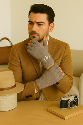 DesoRia Solid, Printed Winter Men Gloves