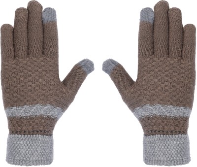 LOOM LEGACY Self Design Winter Men Gloves
