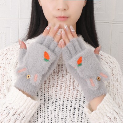 FASHIONIO Solid Winter Women Gloves