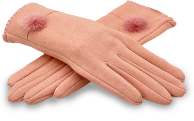 ALAMOS Embroidered Winter Women Gloves