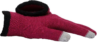 FIRMED STRING Self Design, Solid Winter Women Gloves