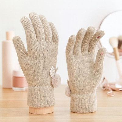 HOC Self Design, Solid Winter Women Gloves