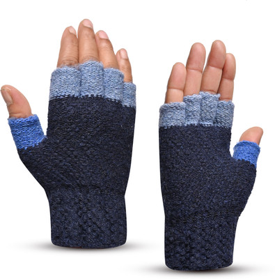 LOOM LEGACY Self Design Winter Men Gloves