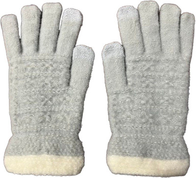 Zonkar Printed, Woven Winter Women Gloves