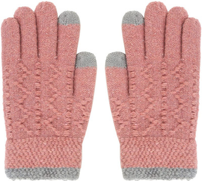 FIRMED STRING Self Design, Solid Winter Women Gloves