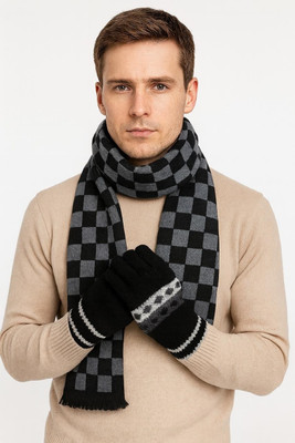 DesoRia Self Design Winter Men Gloves