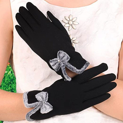 FRANKOPOLIS Solid Winter Women Gloves