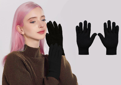 AKIDO Solid Winter Women Gloves