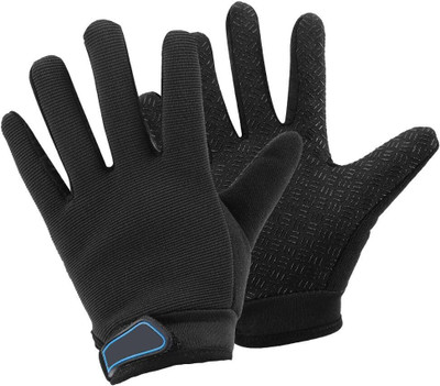 GymWar Full Finger Biking,Riding Gloves Ideal for Winter and Summers for Men Driving Gloves(Black)