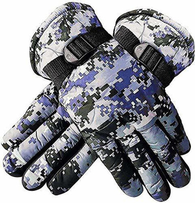 Kriti Printed Winter Men Gloves