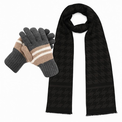 DesoRia Self Design Winter Women Gloves