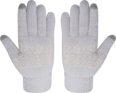 LOOM LEGACY Printed Winter Women Gloves