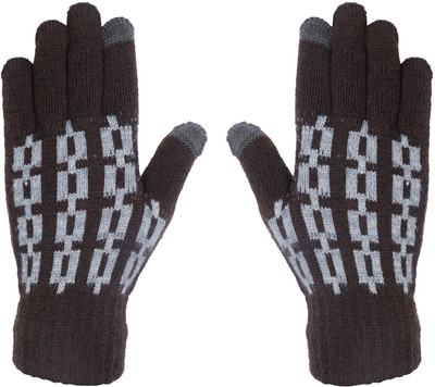 LOOM LEGACY Self Design Winter Men Gloves