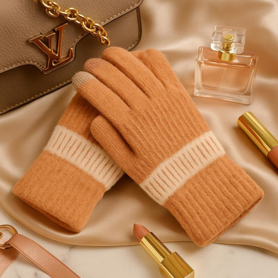 LOOM LEGACY Self Design Winter Women Gloves