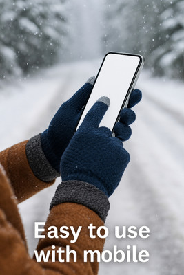 AK Collections Solid Winter Men & Women Gloves