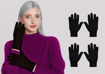 Neeba Solid Winter Women Gloves