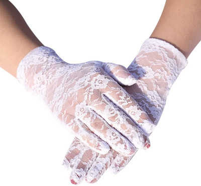 MIKONIKO Floral Print Evening Women Gloves