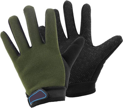 uRock Riding/ Driving/ Cycling Winter & Summer Gloves Riding Gloves(Green)