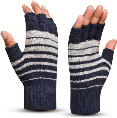 LOOM LEGACY Striped Winter Men Gloves