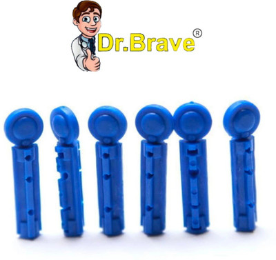 Dr.Brave 1000 Round Blood Lancet for Dr Morepen BG03 Glucometer Lancets(1000)