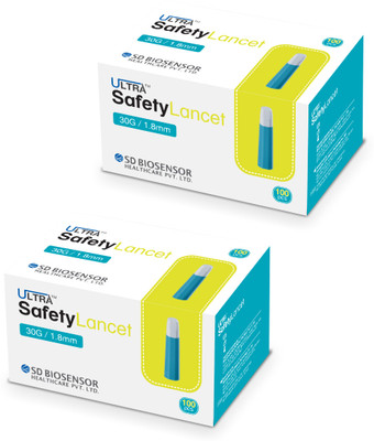 ULTRA Sterile Disposable Single - Use Safety Lancet - Glucometer Lancets(200)