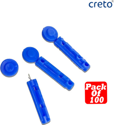 CRETO Glucometer Lancets 30 Gauge (100 Piece)- Glucometer Lancets(100)