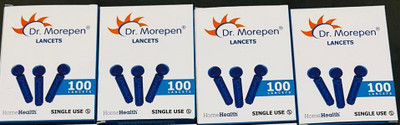 Dr. Morepen Round pack of 400 Glucometer Lancets(400)