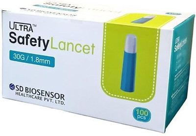 SD BIOSENSOR ULTRA SAFETY LANCET Glucometer Lancets(100)