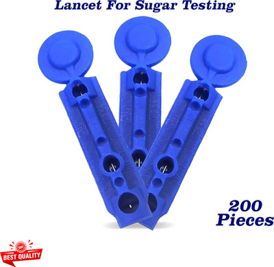 CRETO 30 gauge Painless (200Pcs) Glucometer Lancets(200)