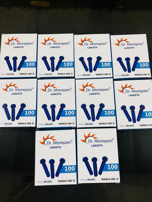 Dr. Morepen Round pack of 10000 Glucometer Lancets(10000)