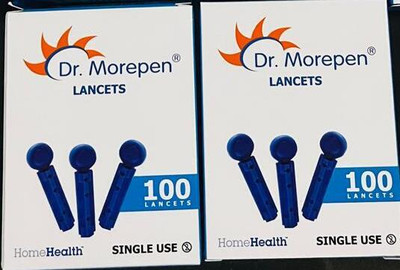 Dr. Morepen Round pack of 200 Glucometer Lancets(200)