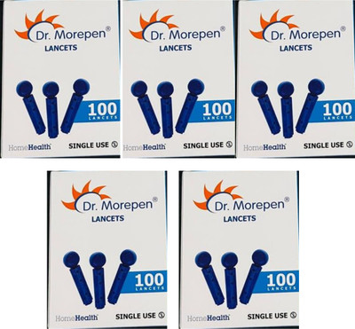 Dr. Morepen Round pack of 500 Glucometer Lancets(500)