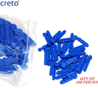 CRETO 200 Pcs 30G Round Blood Lancet For Round Lancing Devices- Glucometer Lancets(100)