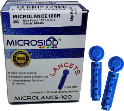 MICROSIDD MICROLANCE-100 Glucometer Lancets(100)