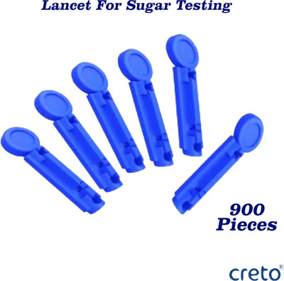 CRETO (900-Pcs) 30G Round Blood Lancet For Round Lancing Devices- Glucometer Lancets(900)