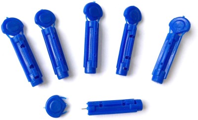 RCSP Round blood Glucometer Lancet 100 Pieces BLUE Glucometer Lancets(100)