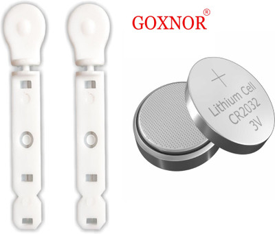 GOXNOR CR-2032 Lithium battery 100 Pcs 30 G Flat Blood Lancet For Flat Lancet Glucometer Lancets(100)