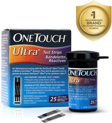 OneTouch Ultra 25 Glucometer Strips