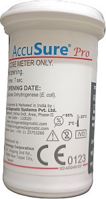 AccuSure Pro 50 Glucometer Strips