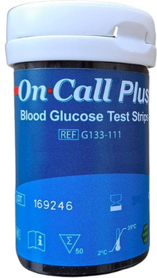 NSC On Call Plus 3S 50 Glucometer Strips - 50 Glucometer Strips