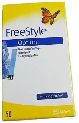 Freestyle Optium Neo 50 Glucometer Strips